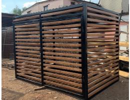 Контейнерная площадка "Бункер" деревянный