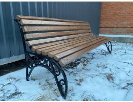 Металлическая скамейка "Сквер"