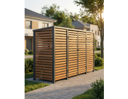 Контейнерная площадка "Бункер" деревянный брус