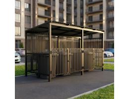 Контейнерная площадка "Бункер" металлический