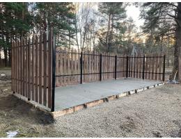 Ограждение для мусорных баков "ЭКО-ЛАЙТ"