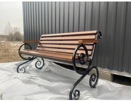 Садово-парковая скамейка "Французская лоза с подлокотниками"