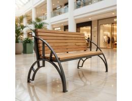 Металлическая скамейка «Парабола»