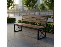 Металлическая скамейка "Мегаполис"